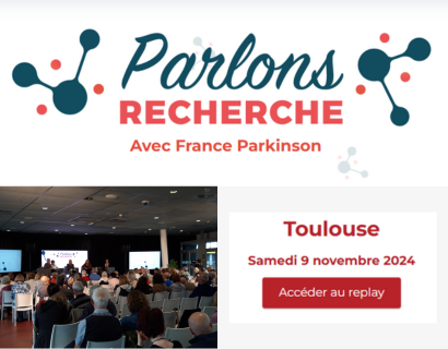 Parlons recherche france parkinson toulouse 2024